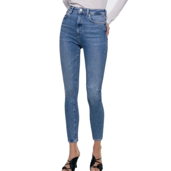 Zara The '80s High Waist Skinny Jeans - Picture 1 of 11